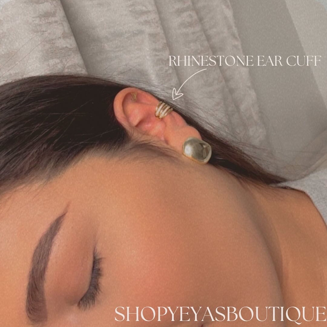 Rhinestone Ear Cuff