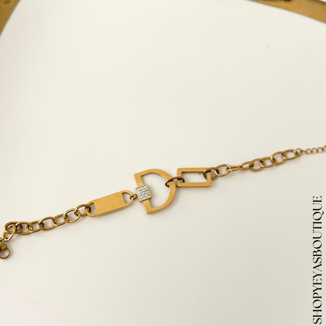 CD Chain Bracelet