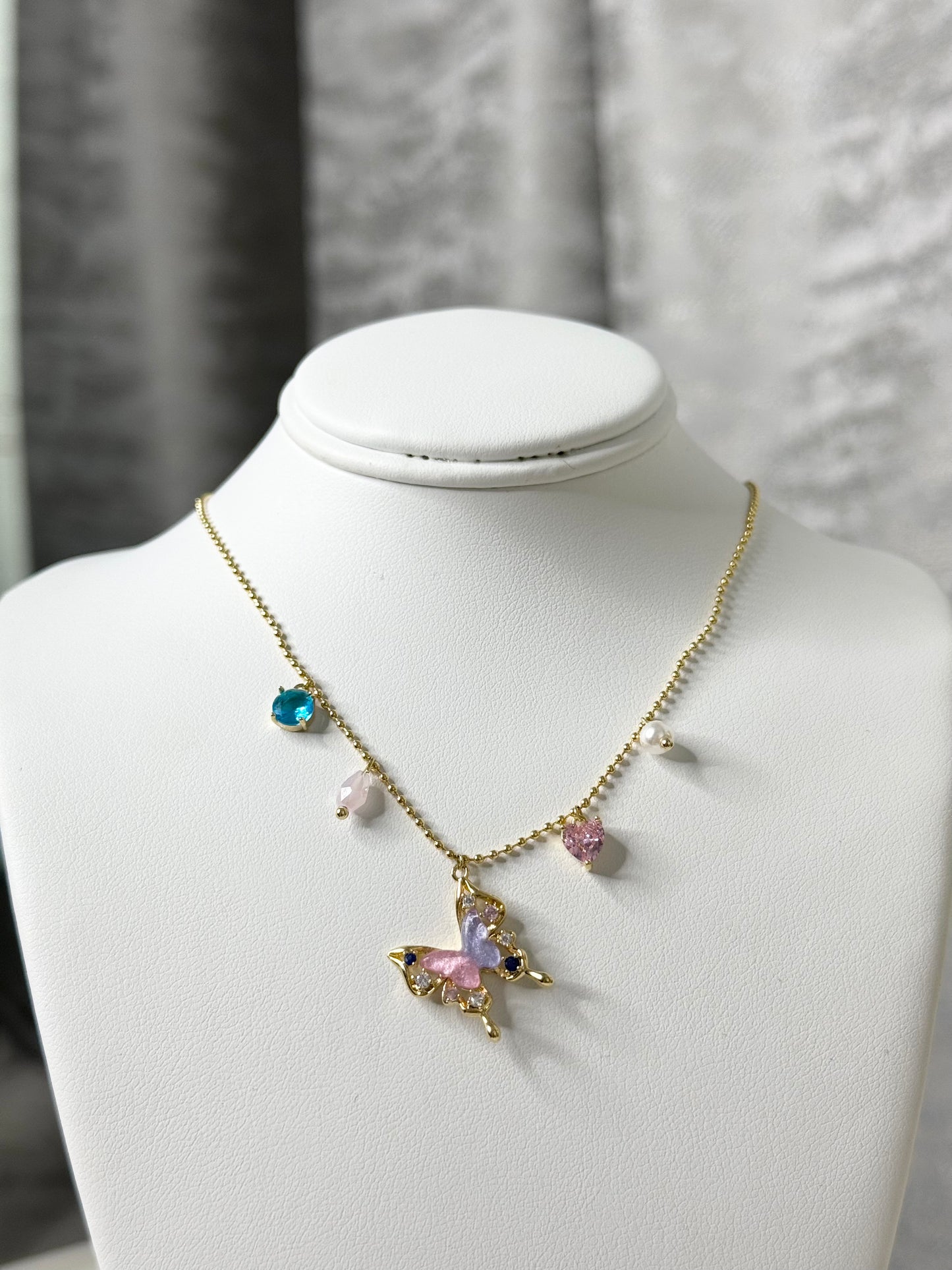 Mariposa Charm Necklace